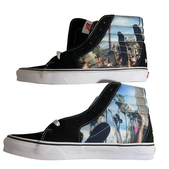 NWT Vans Sk8 Hi Sneaker Moca Frances Stark Black Size M10.5 W12.0 VN0A5KRHA55 - Picture 3 of 11